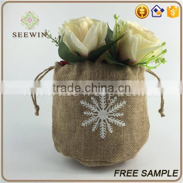 high density organza bags logo printed