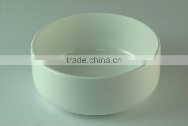 Low Price Wide-flat Ceramic Salad Bowl