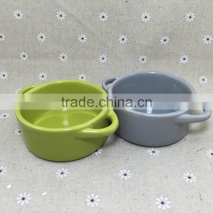 Stocked White Round ceramic soap dish/cheap ceramic bowl dishes