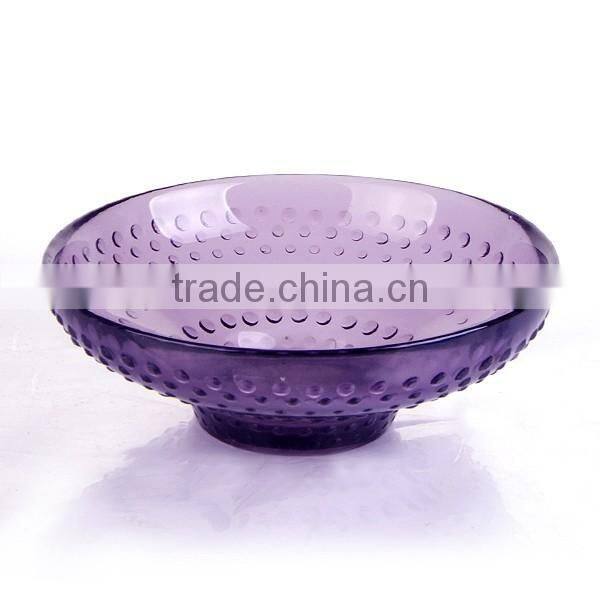 colorful glass bowl tableware