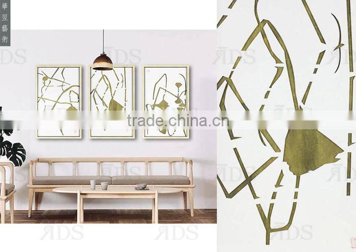 Framed Handmade Hollow Out Paper Hotel Decorative Wall Art