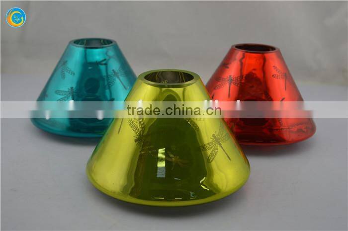 rose quartz candle holder lampshade glass