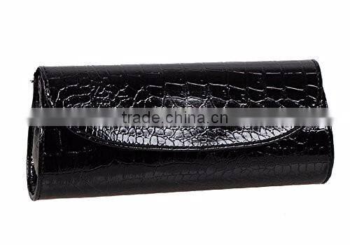 Womens Envelope Evening Patent Croc Skin Embossed Party Clutch