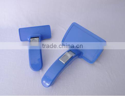 plastic pet dog comb bath brush