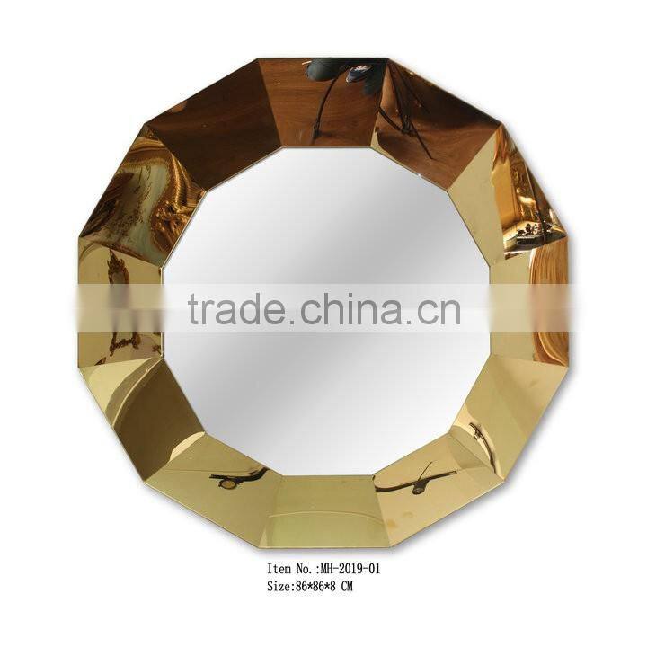 Fashion Stainless steel decorative mirror MH-2014-08