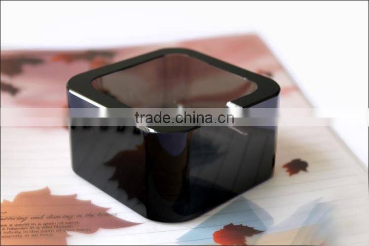 Customized Round Crystal Jar Cigar Ashtray For Promotional Gift Or Decoration