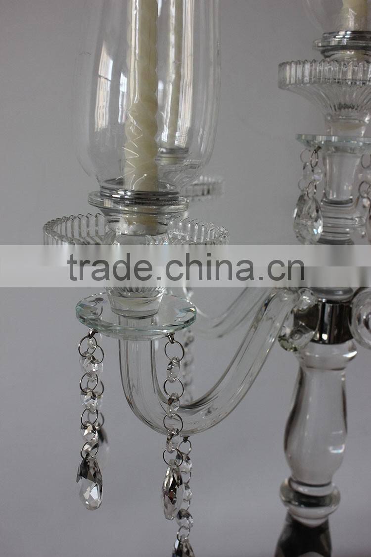 Jingyage candelabra with hanging candelabra centerpieces wedding