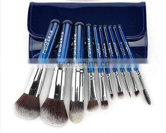 new arrivals blueberry nights customized 10pcs cosmetic brushes