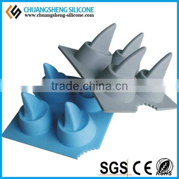 Fire shape fashion summer silicone ice cube tray