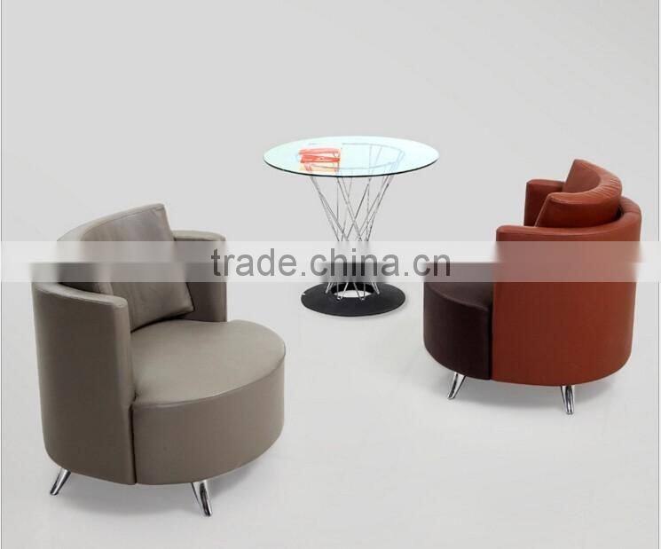 simple modern round shape leisure tub cafe chair restaurant hotel bedroom high seat leisure swivel arm sofa chair