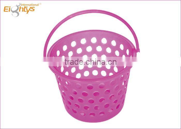 round plastic basket, plastic laundry storage, new plastic food basket