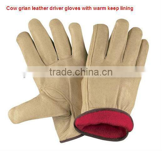 cow grain winter driver glove