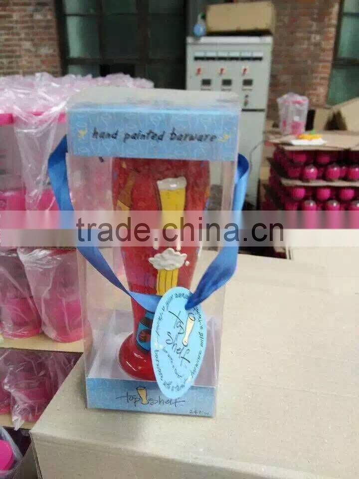 2OZ Handpaint Wine Glass