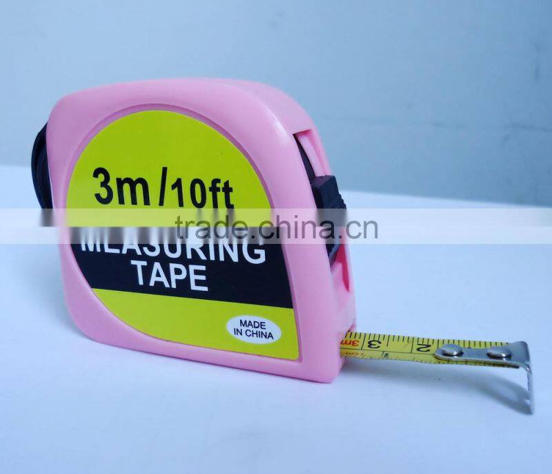 Promotional small size Pink color Measuring tape / Tape measure for lady