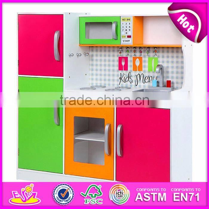 Best design children bedroom furniture wooden play kitchen W10C273