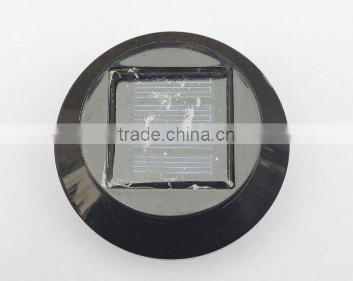 Solar Power Led Path Mount Fence Lamp Outdoor Garden Wall Landscape Light Black