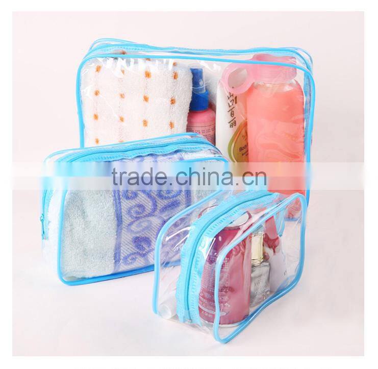 Candy clear pvc storage bag for toiletry