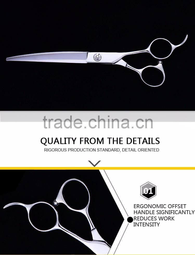 7 Inch Dog Grooming Straight Scissors for Dogs, 440 Japanese Steel Straight Shears