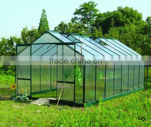10*18ft garden aluminum greenhouse with competetive price