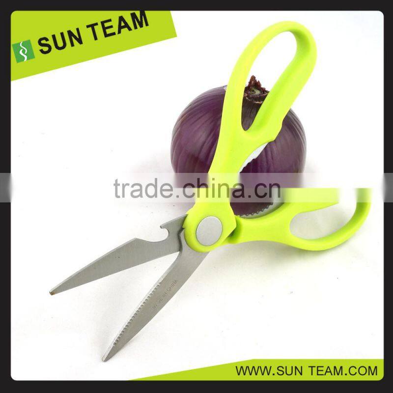 SK026 Beautiful design 7-3/4" vegetables cutting scissors for kitchen