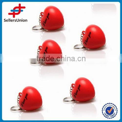 I LOVE YOU small foam ball, red color ball