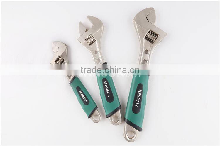 Multifunction plastic handle adjustable wrench/spanner