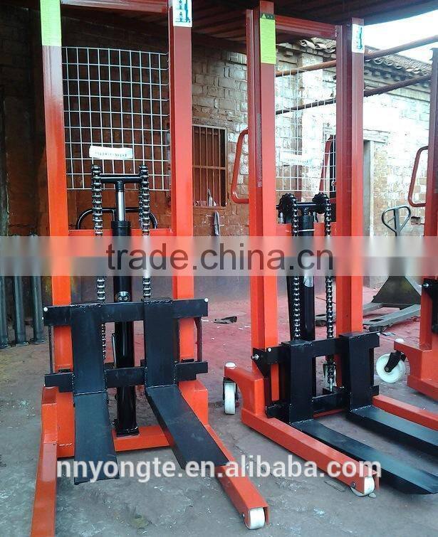 Manual stacker/hydraulic hand stacker 2 ton