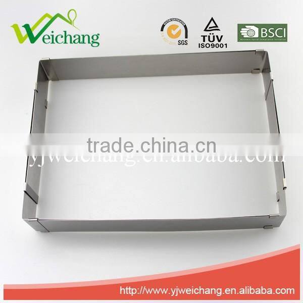 WCL148 Stainless Steel Adjustable Ring Cake Slicer Kit Mousse Mould Bread Bakeware Kitchen Accessories Home DIY