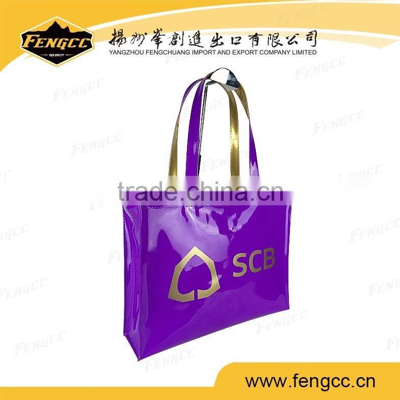2016 summer season hot sale promotion waterproof shopping bag for lady