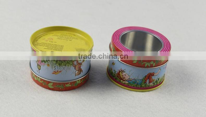 hot sale round biscuit tin box/ metal cookie tin can/ chocolate tin
