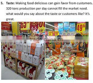 500g chinese vegetable noodles in plastic bag