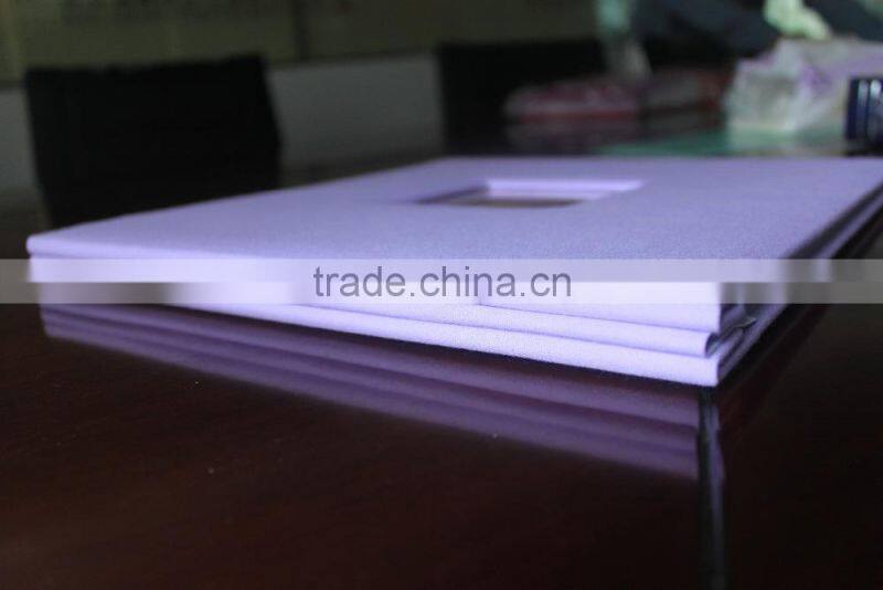 Latest cloth wrap wedding 12x12 photo albums 2016 fashion christmas alibaba china supplier