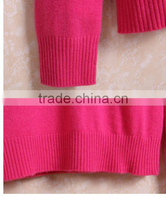 winter wholesale fashion couple pullover sweater ,women o-neck sweater knited for round neck collar,women pullover sweater