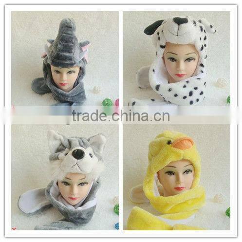 2013 Soft and Warm Cute Winter Plush Animal Hat For Children/ Animal Hat IN STOCK