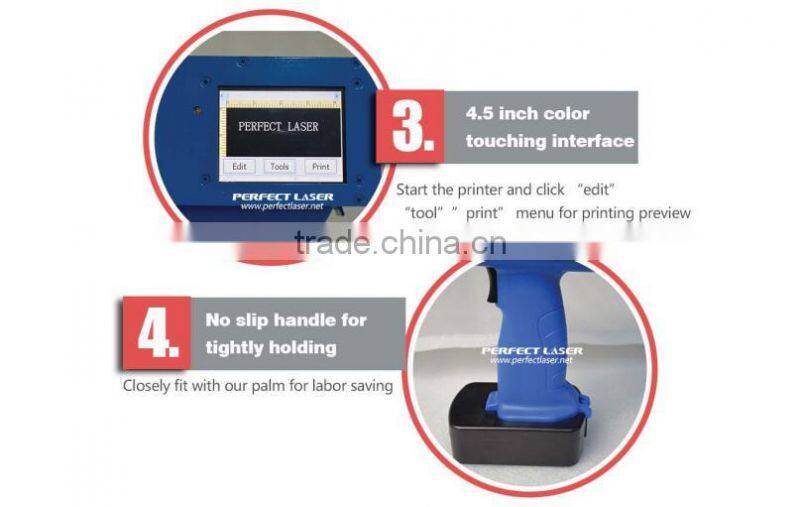 Hot-selling Handled Inkjet Printer, Inkjet Printer for Expire Box, Date Code Printing