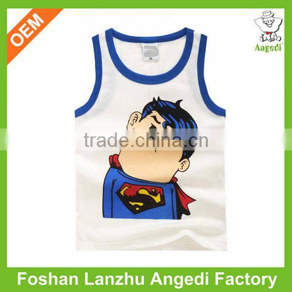 Top quality wholesale kids cotton vest for baby