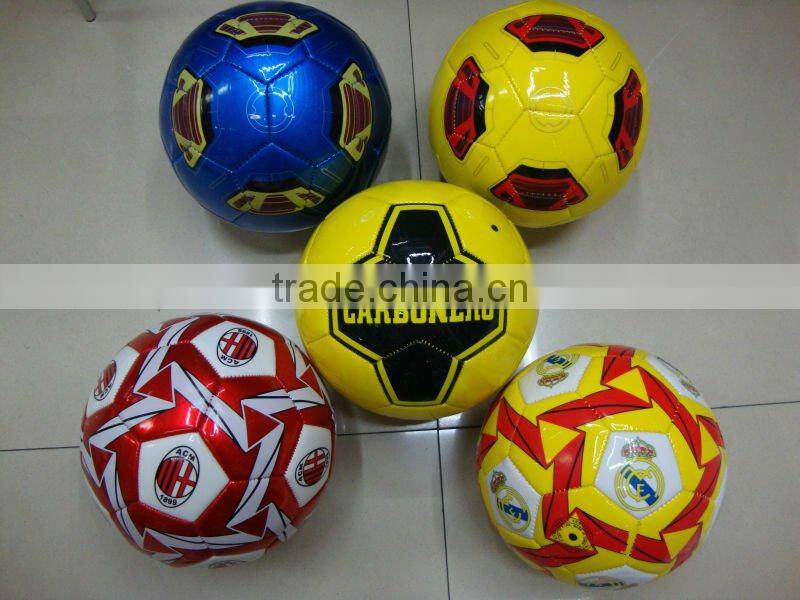 shiny PU classic training and promotional socer ball size 5