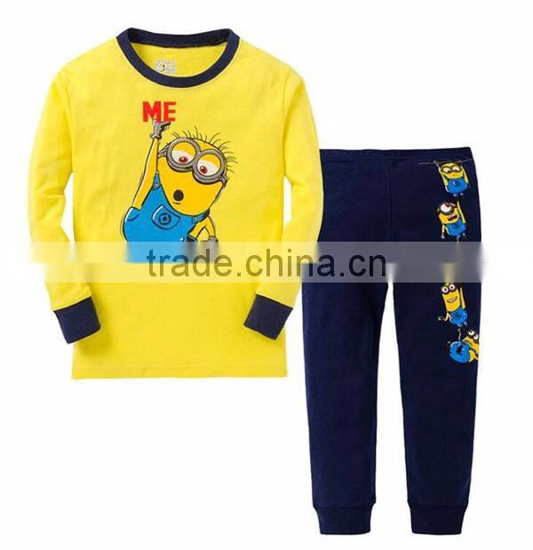 Wholesale 2016 Fashion Autumn Winter Sleepwear Cotton Boys Pajamas
