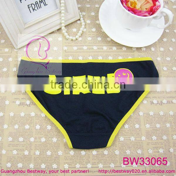 Women hot sex images mix color fashion cotton underwear for sale