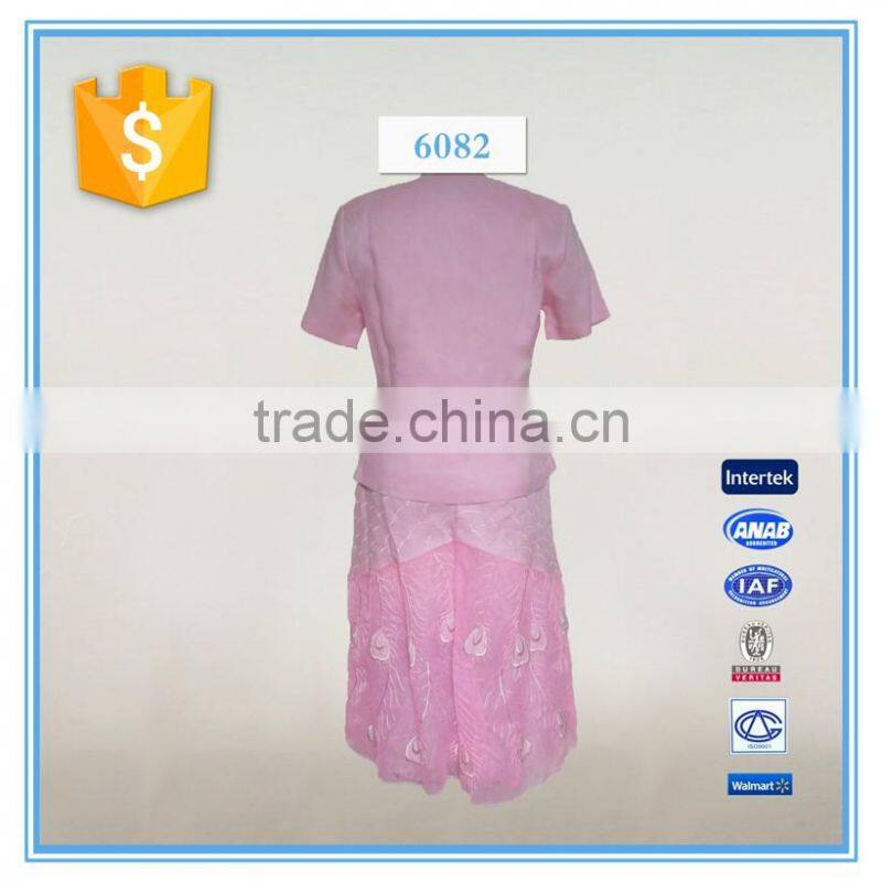 Ladies elegant 3 pcs skirt casual suit