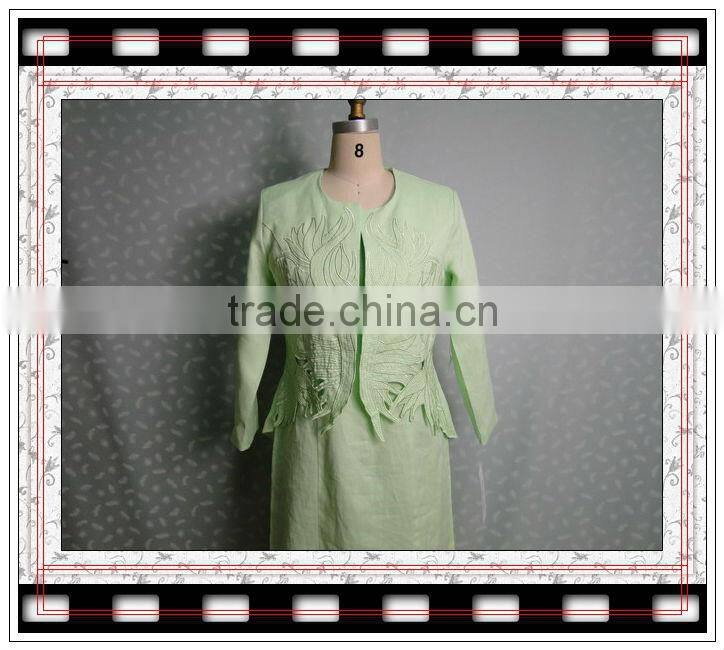 2015 wholesale church suits with embroidery for women