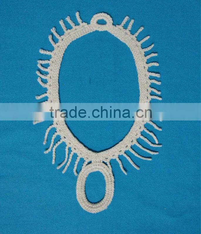 machine crochet cotton patches