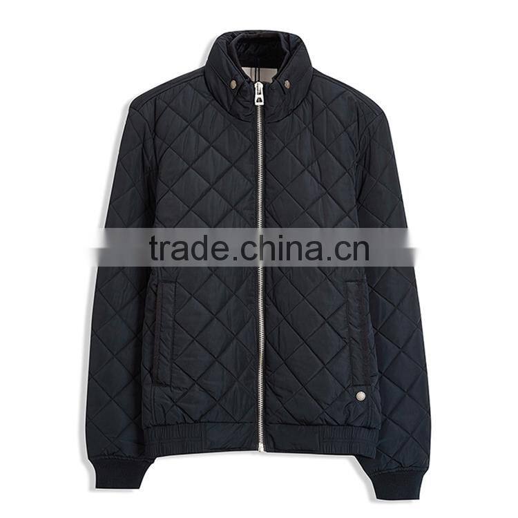 Men's Fashion Design Diamond Quilting Padded Hoody Jacket For Sale