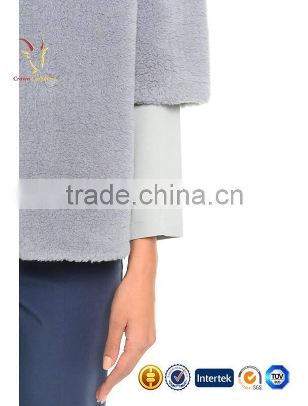 2016 New Fashion Cashmere Womens Coats Luxury Coat