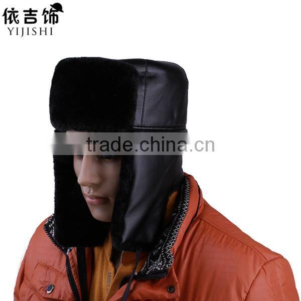 Hot sale warm winter hat snow hat with earflaps