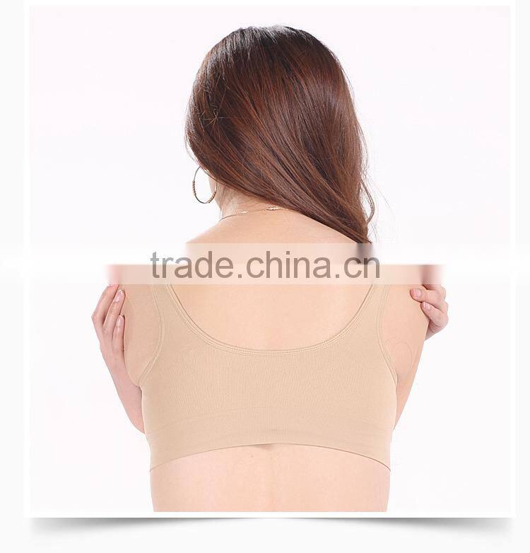 Factory Provide Wireless Slim Seamless Women Sports Bra