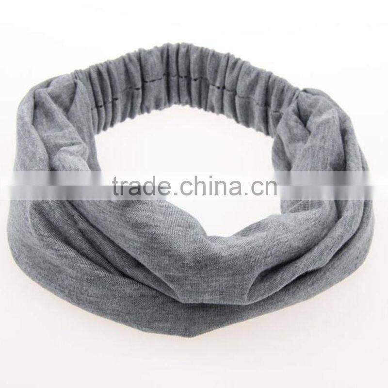 High Quality Wide Cotton Headbands ,Elastic Headband