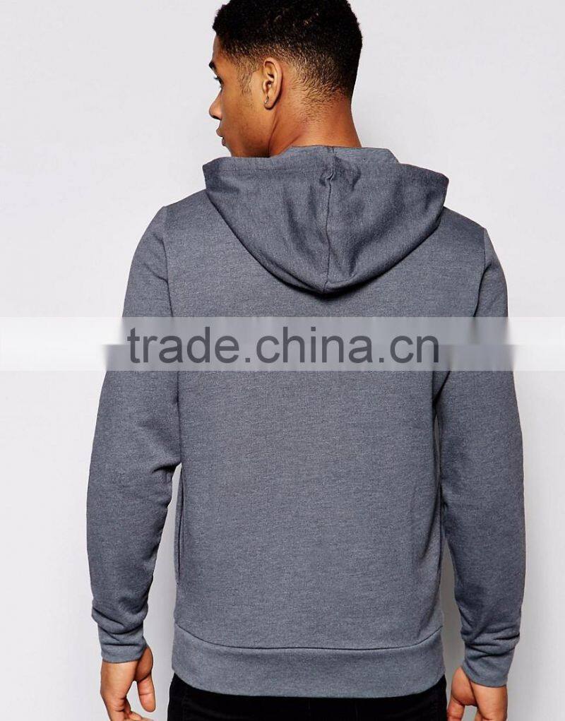 Cheap plain men's hoodies blank front pouch pocket wholesale hoodies 2016
