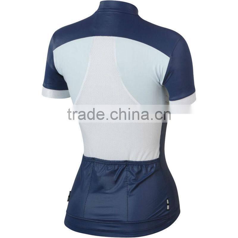 Women's Zip Zhort Zleeve Tights Zports Fitness Cycling Bike Bicycle T-Shirt