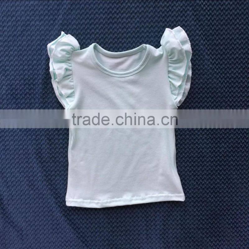 DYJ-118 fashion2016 Kids baby girls fly sleeve T-shirts short-sleeved T-shirt princess